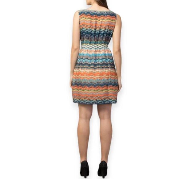 SPEED CONTROL NEW YORK BLUE, ORANGE, BLACK, & YELLOW DRESS SZ.S EUC. - Picture 2 of 9